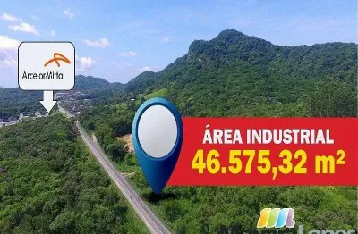 Área à venda, 46575 m² por r$ 1.500.000,00 - rocio grande - são francisco do sul/sc