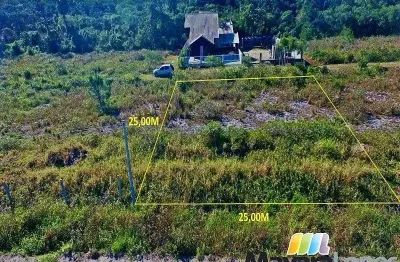 Terreno à venda, 625 m² por r$ 220.000,00 - praia do ervino - são francisco do sul/sc