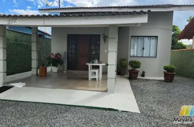 Casa terrea a 450mts da praia do itaguaçu, são francisco do sul, sc