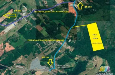 Terreno à venda na Estrada Geral Do Porto Grande, Corveta, Araquari
