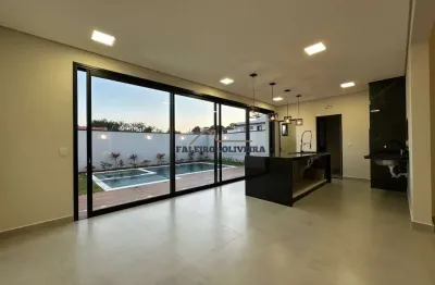 Casa térrea com 3 suites e piscina em condomínio - jundiaí/sp