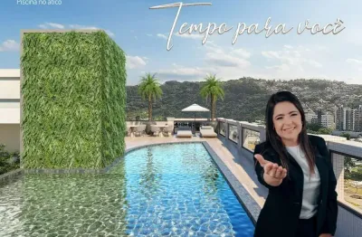 Apartamento com 2 quartos à venda na rua josé gonzaga regina lima, 298, kobrasol, são josé, 79 m2 por r$ 924.000