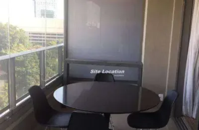 Apartamento com 1 quarto para alugar na praça eugene boudin, pinheiros, são paulo, 46 m2 por r$ 6.500