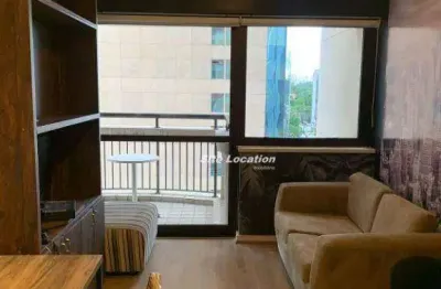 Apartamento com 1 quarto para alugar na rua tenente negrão, itaim bibi, são paulo, 44 m2 por r$ 6.000