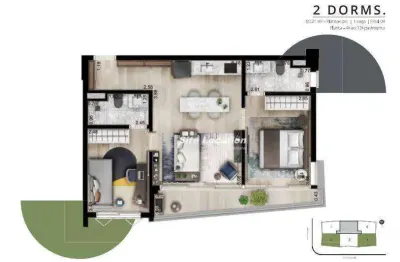 Apartamento com 2 quartos à venda na rua jacques félix, brooklin, são paulo, 61 m2 por r$ 1.808.500