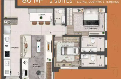 Apartamento com 2 quartos à venda na avenida nova independência, brooklin, são paulo, 80 m2 por r$ 1.375.000