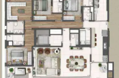 Apartamento com 4 quartos à venda na Rua Doutor Jesuíno Maciel, Campo Belo, São Paulo, 211 m2 por R$ 4.760.174