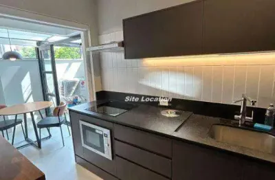 Apartamento com 1 quarto para alugar na Rua Vieira de Morais, Campo Belo, São Paulo, 33 m2 por R$ 4.200