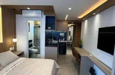 Apartamento com 1 quarto à venda na rua eleutério, brooklin, são paulo, 25 m2 por r$ 620.000