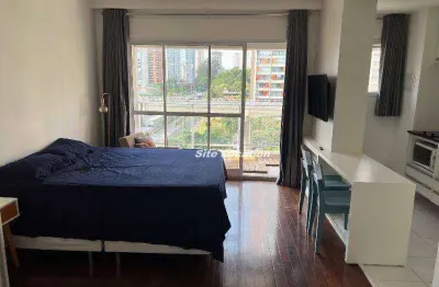 Apartamento com 1 quarto à venda na Avenida Santo Amaro, Brooklin, São Paulo, 35 m2 por R$ 480.000