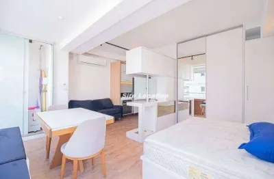Apartamento com 1 quarto à venda na rua guararapes, brooklin, são paulo, 35 m2 por r$ 640.000