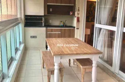 Apartamento com 3 quartos para alugar na rua bacaetava, brooklin, são paulo, 127 m2 por r$ 10.000