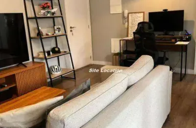 Apartamento com 1 quarto para alugar na rua george ohm, brooklin, são paulo, 52 m2 por r$ 5.800