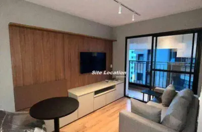 Apartamento com 1 quarto para alugar na Rua Vieira de Morais, Campo Belo, São Paulo, 35 m2 por R$ 3.000
