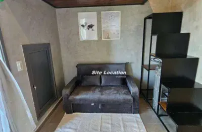 Apartamento com 1 quarto para alugar na Rua Professor Doutor José Marques da Cruz, Brooklin, São Paulo, 26 m2 por R$ 2.700