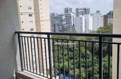 Apartamento com 1 quarto para alugar na Avenida Padre Antônio José dos Santos, Brooklin, São Paulo, 24 m2 por R$ 2.800