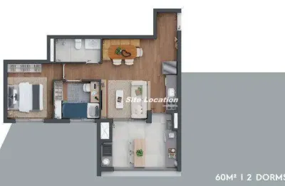 Apartamento com 2 quartos à venda na Rua Francisco Dias Velho, Brooklin, São Paulo, 73 m2 por R$ 1.240.000