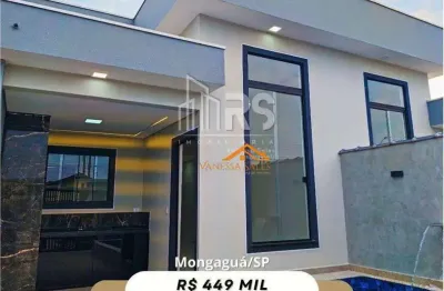 Casa com 2 dormitórios à venda por r$ 449.000 - jardim praia grande - mongaguá/sp