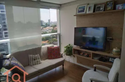 Apartamento com 2 dormitórios à venda, 70 m² por r$ 1.300.000,00 - campo belo - são paulo/sp