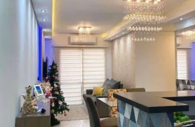 Belíssimo apartamento com área de lazer na ponta da praia - santos