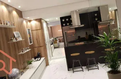 Apartamento mobiliado com 2 dormitórios à venda, 72 m² por r$ 850.000 - cambuci - são paulo/sp