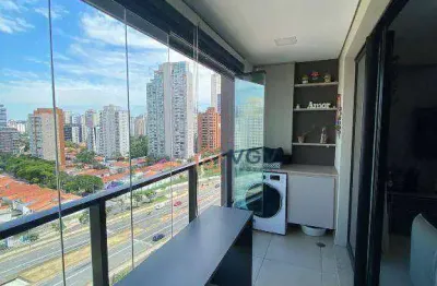 Apartamento à venda, 35 m² por r$ 660.000,00 - campo belo - são paulo/sp