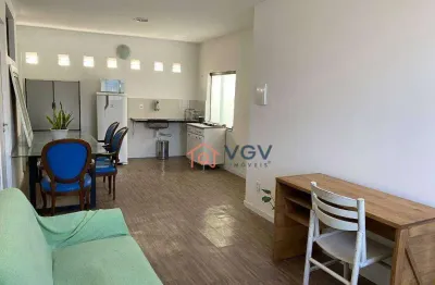 Kitnet para alugar, 35 m² por r$ 2.250,00/mês - mirandópolis - são paulo/sp