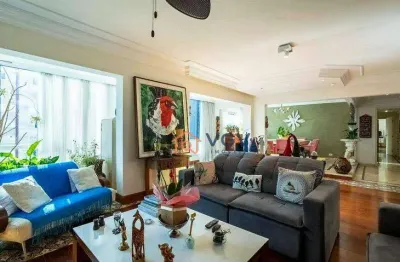 Apartamento com 3 dormitórios à venda, 208 m² por r$ 1.985.000,00 - moema índios - são paulo/sp
