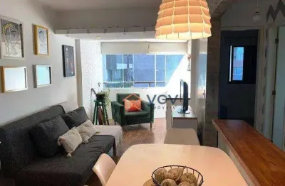 Apartamento com 2 dormitórios à venda, 55 m² por r$ 870.000,00 - indianópolis - são paulo/sp