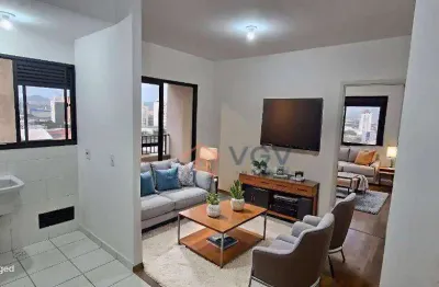 Apartamento com 2 dormitórios para alugar, 55 m² por r$ 2.842,00/mês - vila osasco - osasco/sp