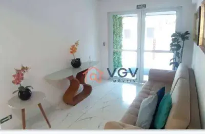 Apartamento, 78 m² - venda por r$ 520.000,00 ou aluguel por r$ 3.200,00/mês - boqueirão - praia grande/sp