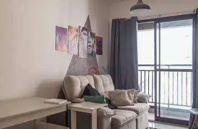 Apartamento 1 dormitório, 33 m² - venda por r$ 350.000 ou aluguel por r$ 3.355/mês - jardim prudência - são paulo/sp
