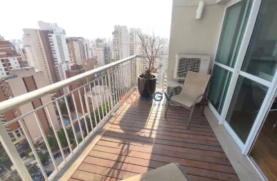Loft com 1 dormitório para alugar, 104 m² - vila nova conceição - são paulo/sp