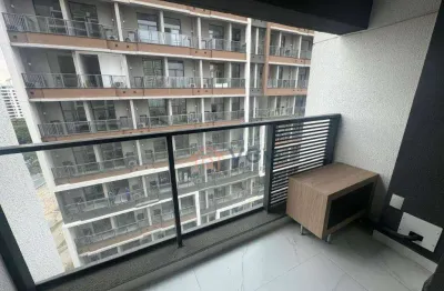 Studio com 1 dormitório para alugar, 25 m² por r$ 3.455,00/mês - brooklin - são paulo/sp
