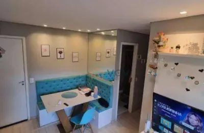 Apartamento com 2 dormitórios, 41 m² - venda por r$ 290.000,00 ou aluguel por r$ 2.190,00/mês - jardim campanário - diadema/sp