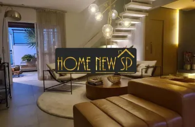 Cobertura para venda em são paulo, vila regente feijó, 4 dormitórios, 4 suítes, 5 vagas