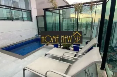 Cobertura para venda em são paulo, vila regente feijó, 4 dormitórios, 4 suítes, 5 banheiros, 5 vagas