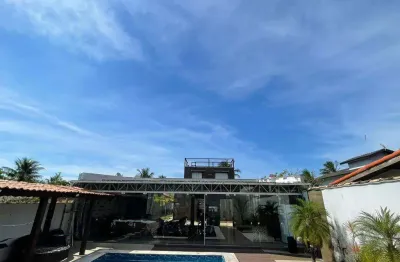 Casa para venda em bertioga, centro, 6 dormitórios, 6 suítes, 7 banheiros, 2 vagas