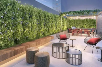 Apartamento garden para venda em são paulo, brooklin paulista, 1 dormitório, 1 banheiro