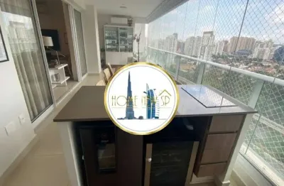 Apartamento para Venda em São Paulo, Cidade Monções, 3 dormitórios, 1 suíte, 4 banheiros, 2 vagas