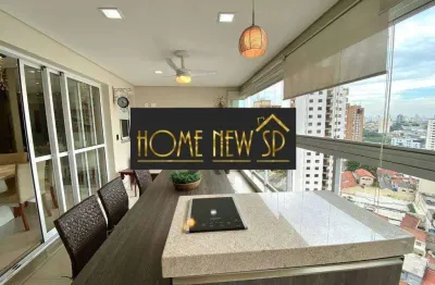 Apartamento para venda em são paulo, tatuapé, 4 dormitórios, 2 suítes, 5 banheiros, 3 vagas