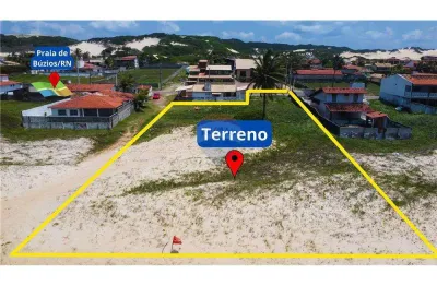 Terreno à venda na Av Beira Mar, 108, Praia De Búzios, Nísia Floresta