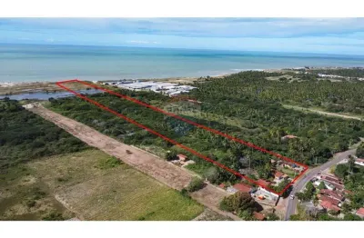 Terreno beira com 44.610 m² a  km de são miguel do gostoso
