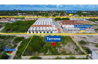 Terreno amplo e murado de 1.600m² à venda em bela parnamirim, rn