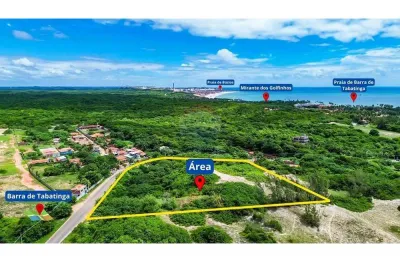 Terreno à venda com vista para o mar na barra de tabatinga  16.327 m² na rn-063