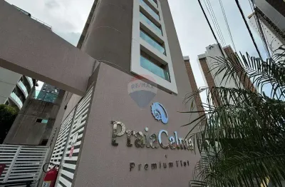 Praia calma flat  – apartamento com 2 quartos, 1 suíte,  mobiliado  e com vista mar em ponta negra!