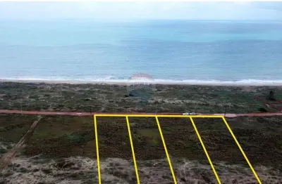 Terreno de 480 m2  à venda na praia de maracajau - barra de maxaranguape rn