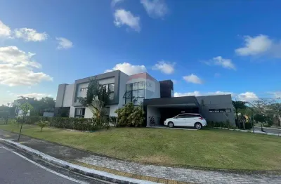 Casa de esquina à venda no condomínio fechado flora boulevard em ponta negra natal rn