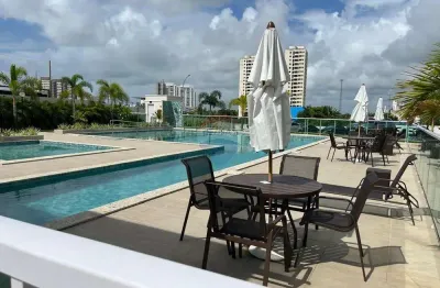 Alugo apartamento de 2 quartos aconchegante apartamento em ponta negra, natal condomínio, agua e gás inclusos.