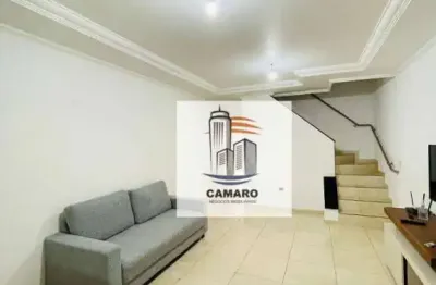 Sobrado com 2 dormitórios à venda, 152 m² por r$ 329.000,00 - condomínio maracanã - santo andré/sp